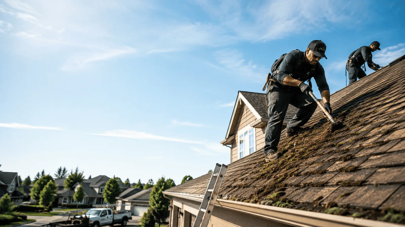 Roof Moss Removal in Brocton, IL near me